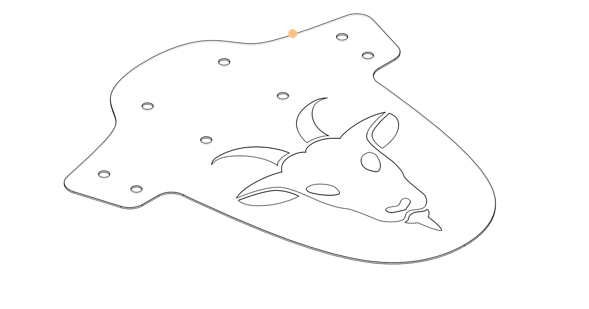 Gravel Bike goat Mudguard by Blackbox Download free STL model