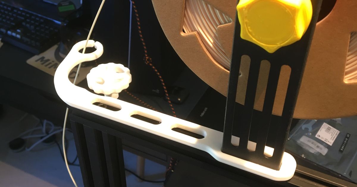 Ender 3 filament guide no hardware by Jobis Download free STL model