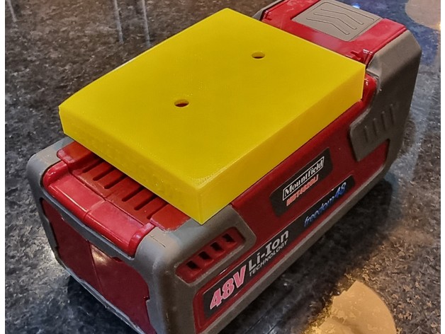 Miniatura 2 do modelo 3D Mountfield 48V battery bracket
