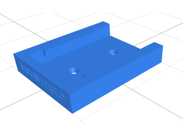 Miniatura 3 do modelo 3D Mountfield 48V battery bracket