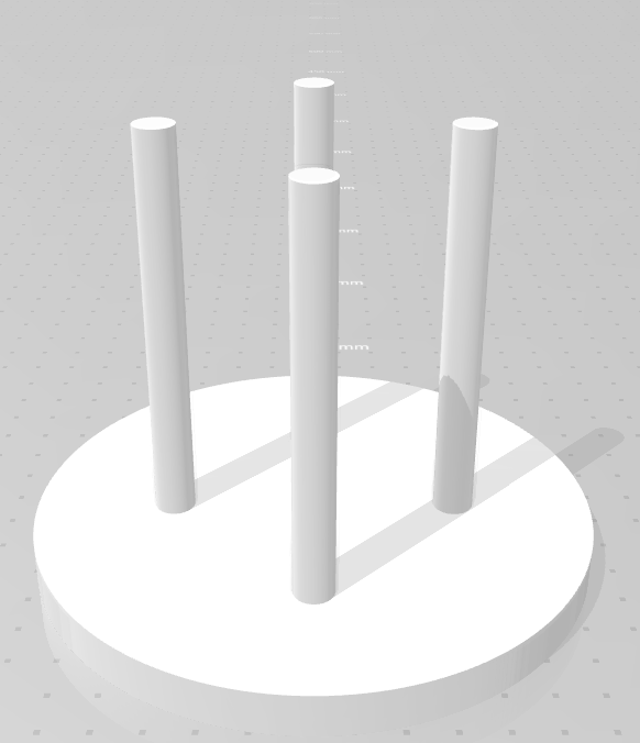 Sanding disk stand