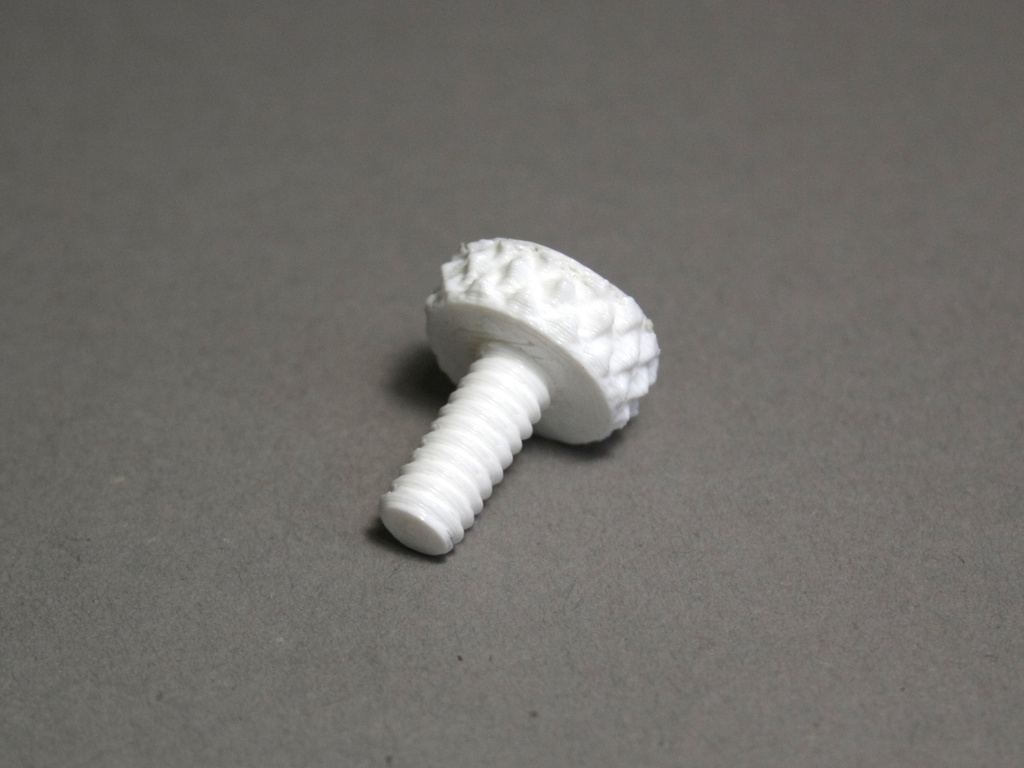 Customizable Camera Screw (Thumb Screw) by stylesuxx Download free