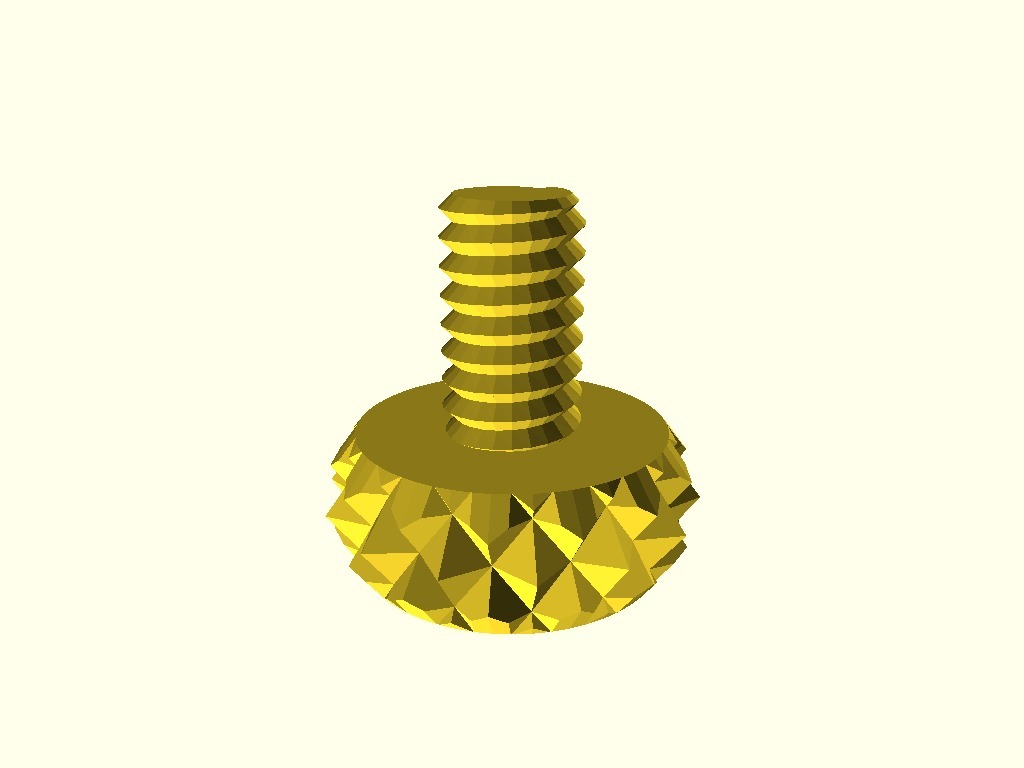 Customizable Camera Screw (Thumb Screw) by stylesuxx Download free