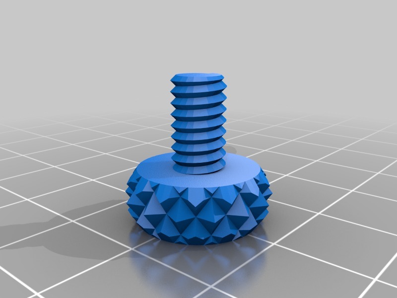 Customizable Camera Screw (Thumb Screw) by stylesuxx Download free