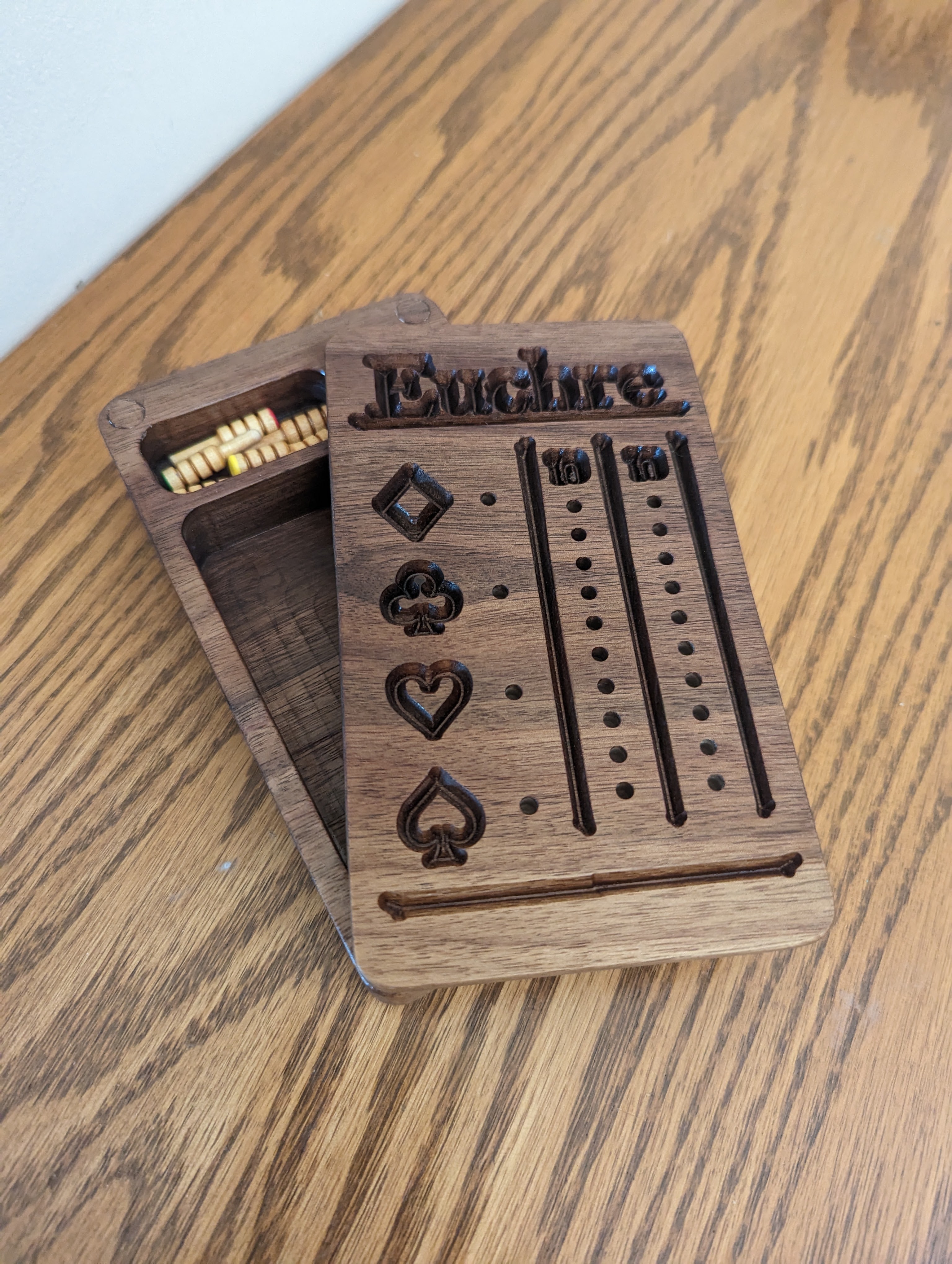 Euchre Card box