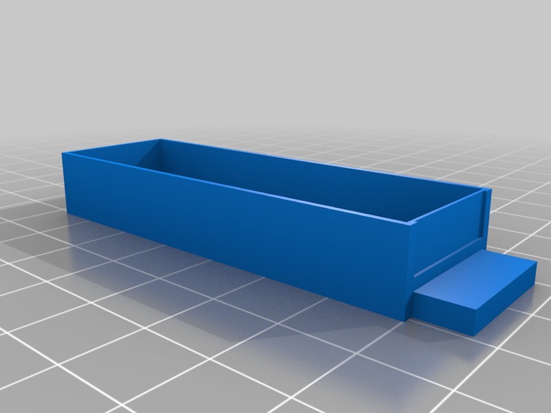 Miniatura 3 do modelo 3D Customizable Storage Box With Drawers
