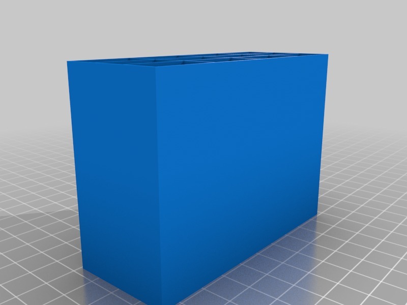 Miniatura 4 do modelo 3D Customizable Storage Box With Drawers