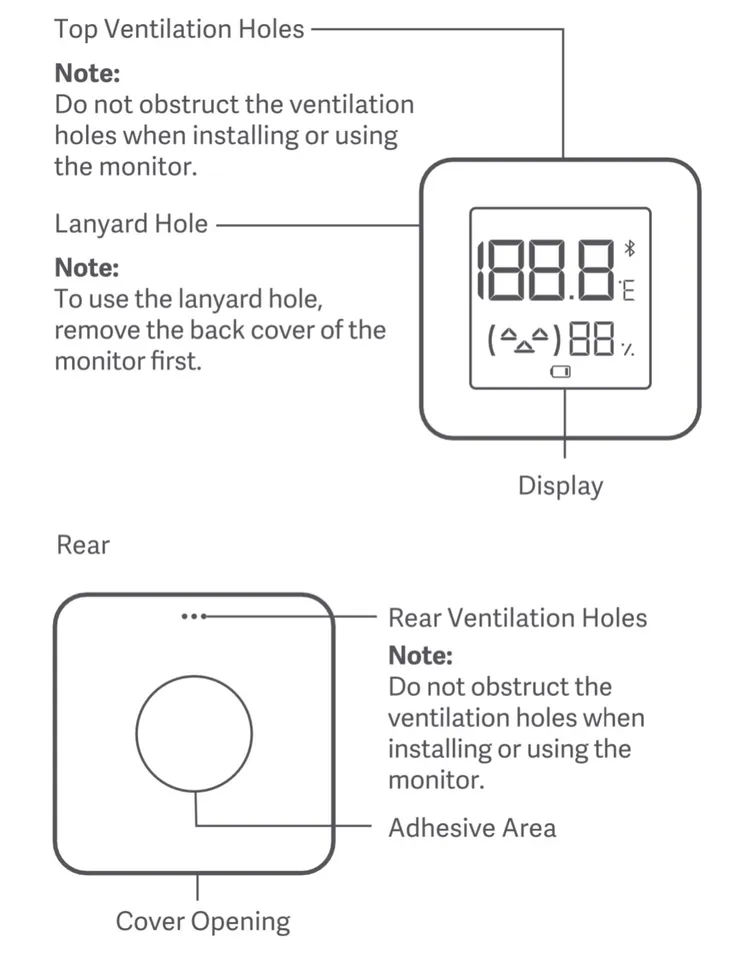 Bambu Lab - Xiaomi Temperature and humidity sensor for AMS system and  Printers - Works With Mobile App by Damian, Download free STL model