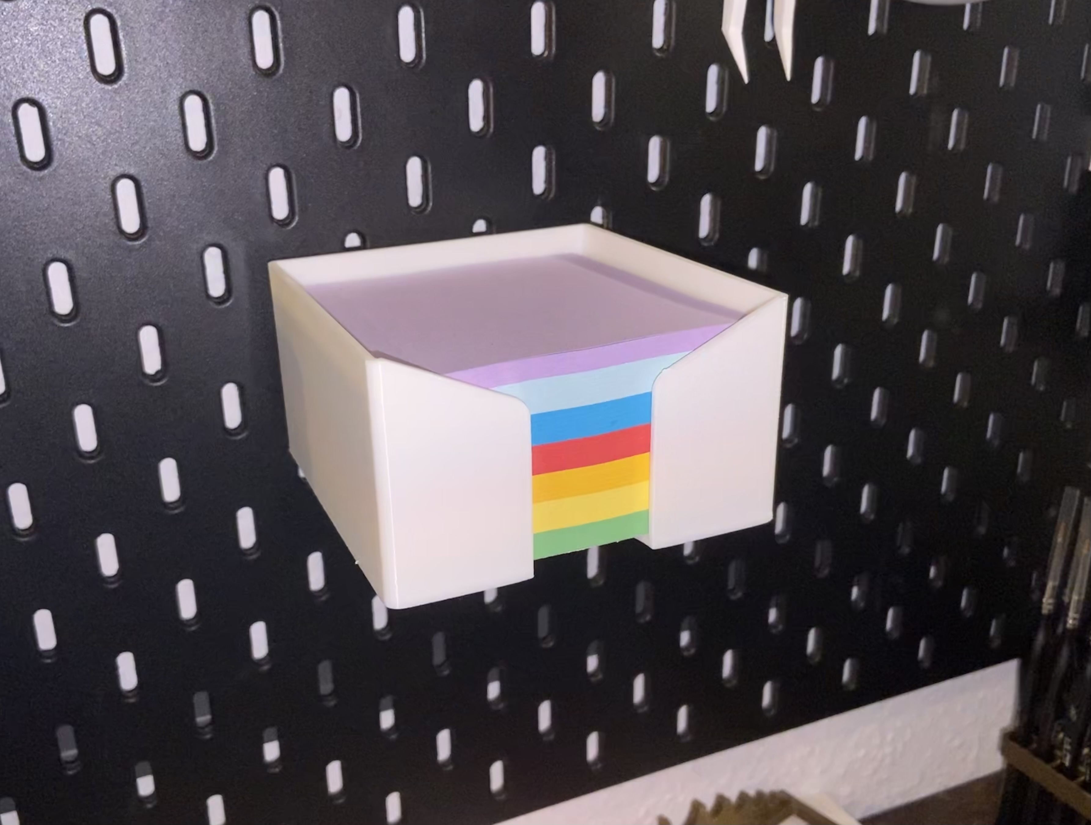 Memo Box for Ikea Skadis Pegboard