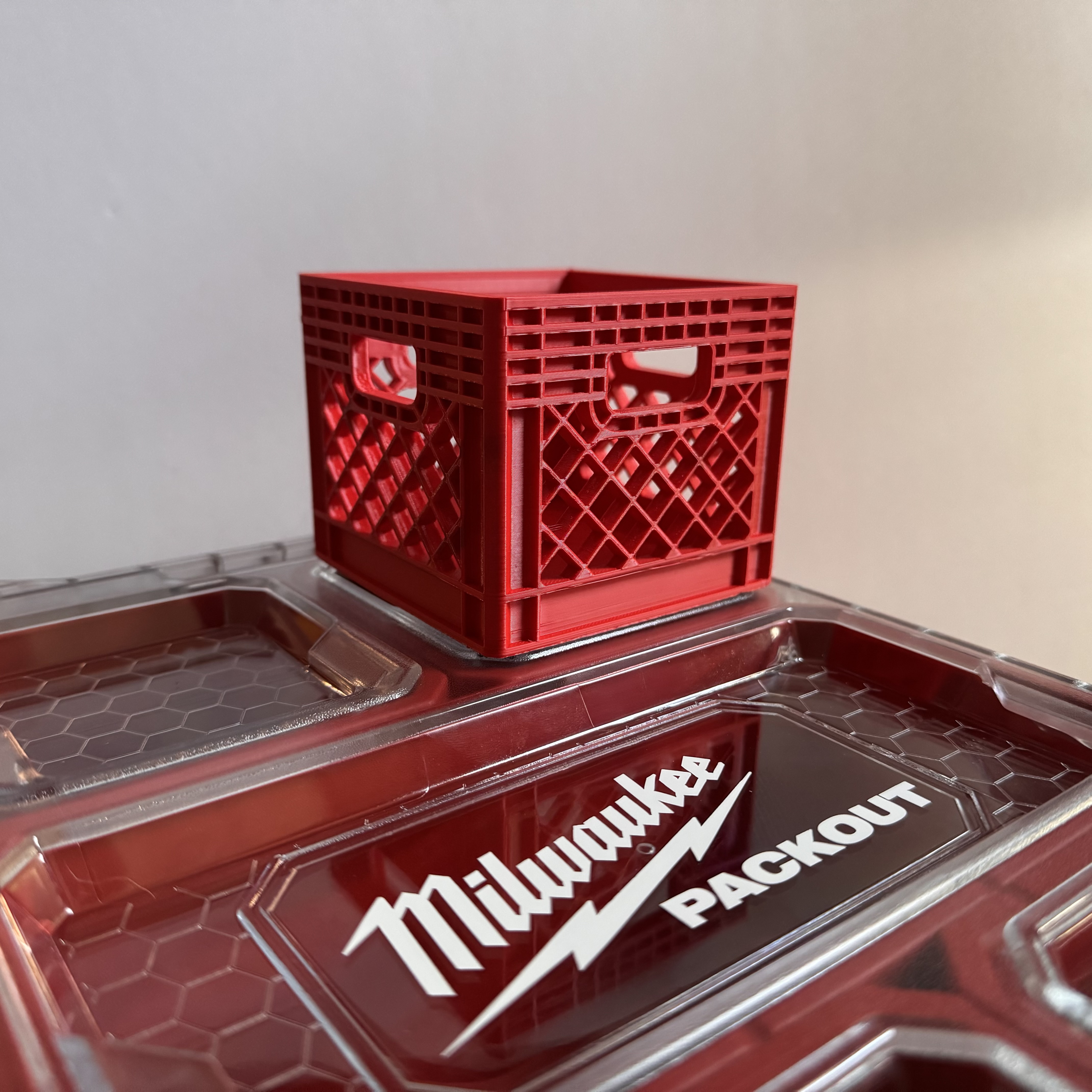 Milwaukee Packout Crate 3D model thumbnail