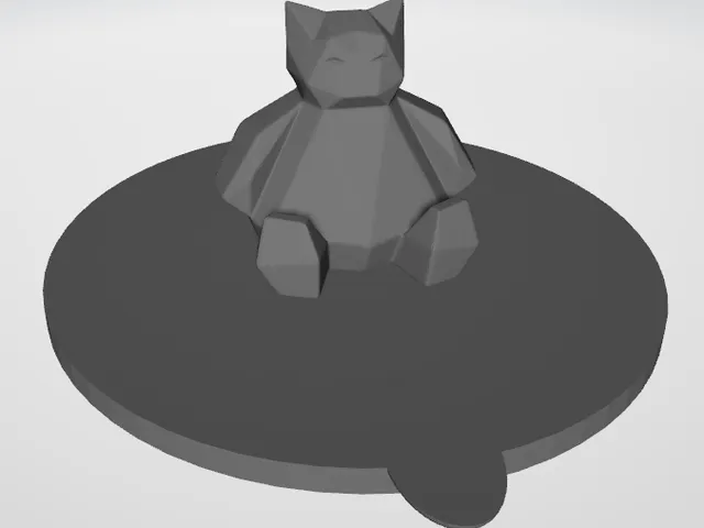 Low Poly Snorlax Mug or Cup Lid