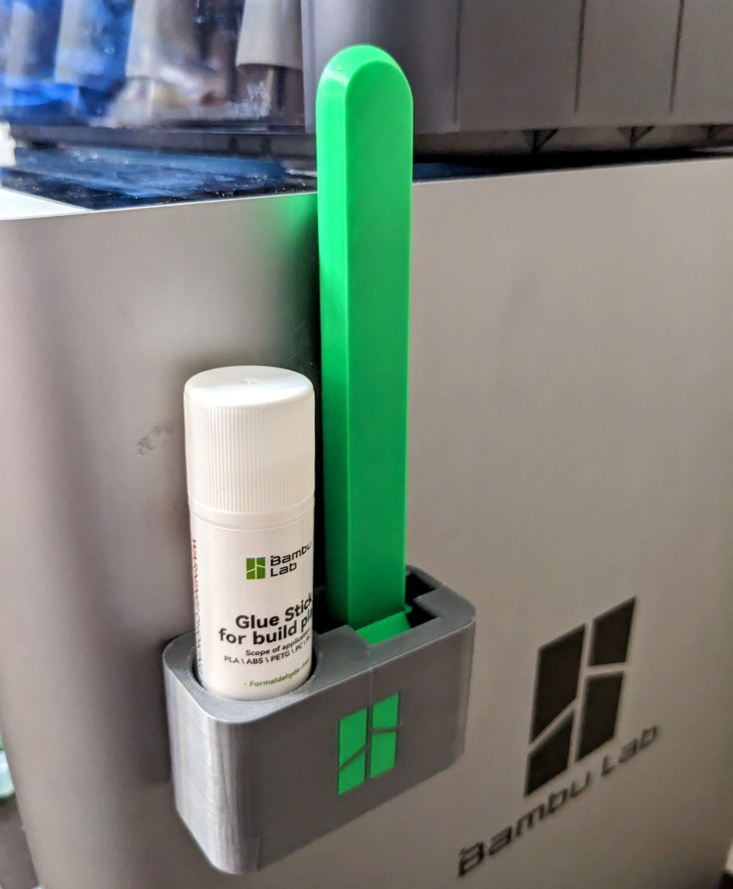 BambuLab Glue & Scraper Holder by fatgeek Download free STL model
