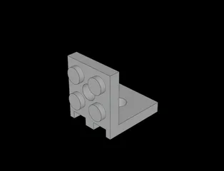 Cone 2 x 2 x 2 - Open Stud : Part 3942c