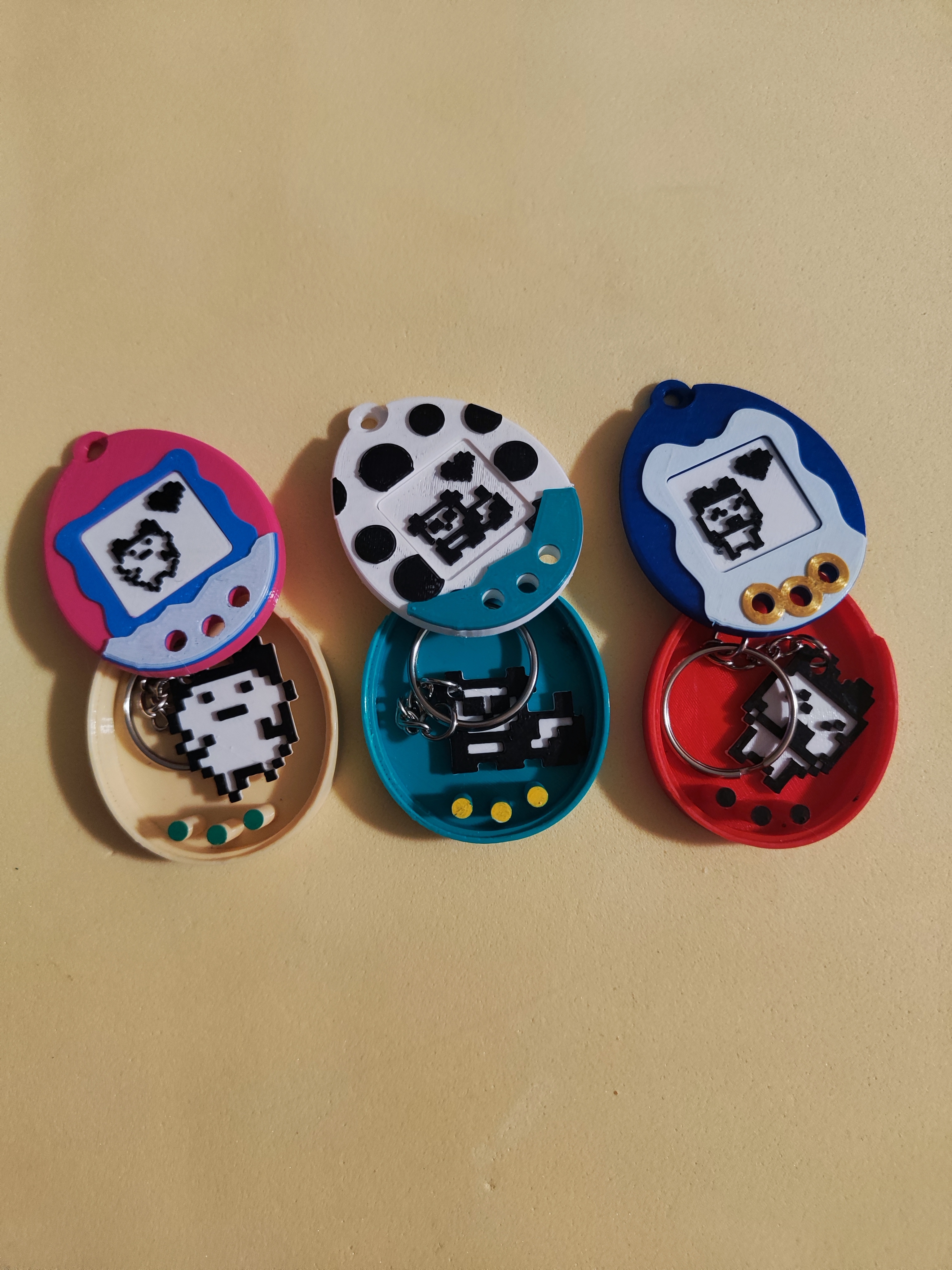 Tamagotchi Keychain