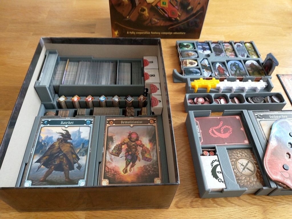 Gloomhaven Jaws of the Lion Boardgame Box Inserts by Pulp Download
