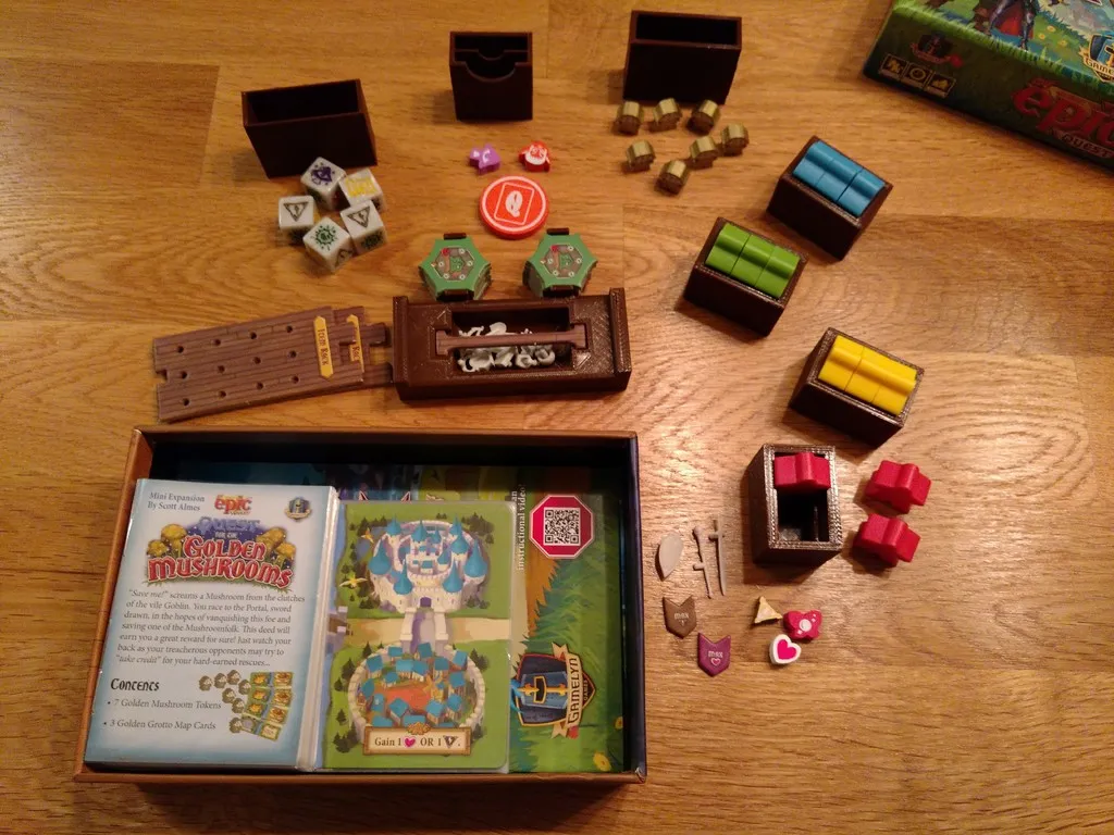Feldherr ORG114 - Organizzatore Per Tiny Epic Quest - Scatola Per Giochi Da Tavolo Materiale Sintetico M 44583933