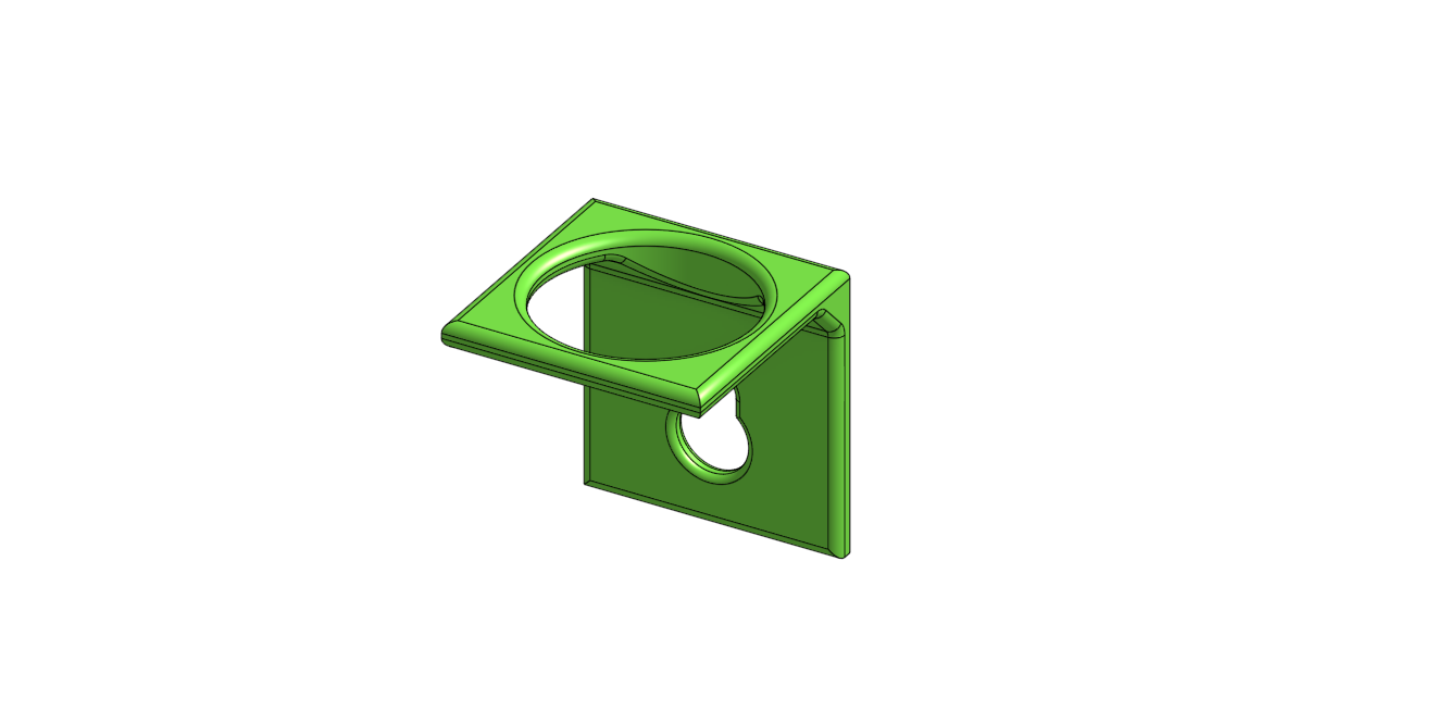 Single Cup Feeding Ledge for Geckos