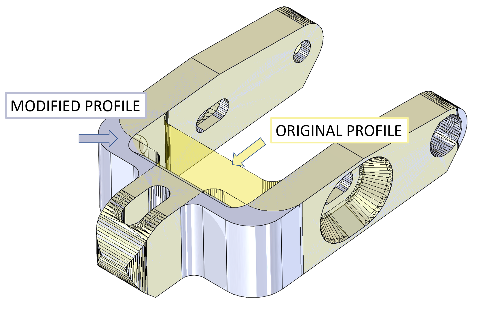 Yaxis belt tensioner with increased belt clearance by Anthony Coombes