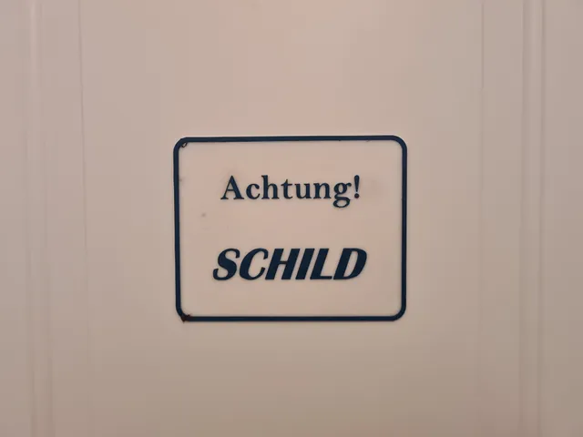 Achtung! Schild - Schild