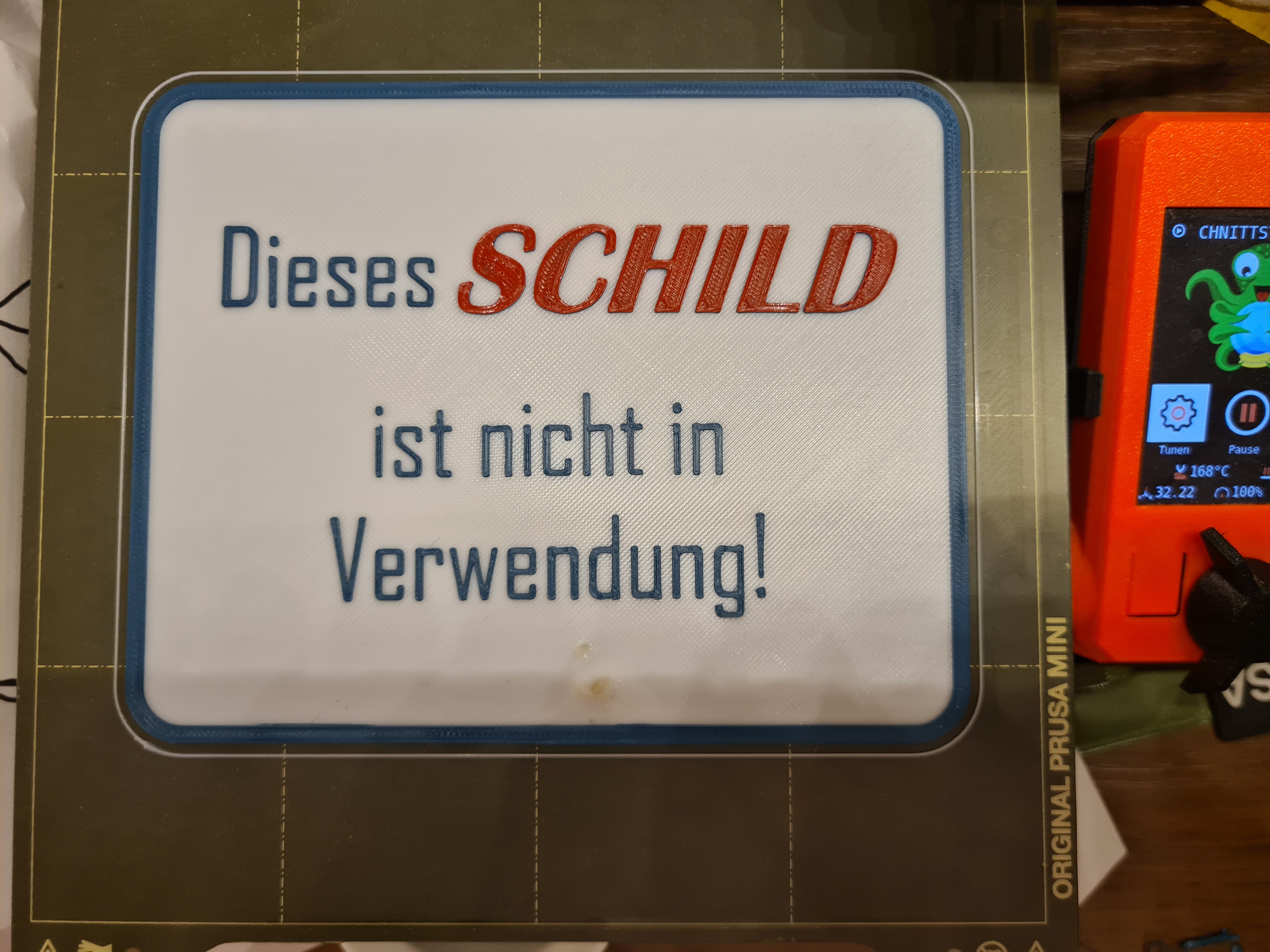 Dieses Schild ist nicht in Verwendung - Schild