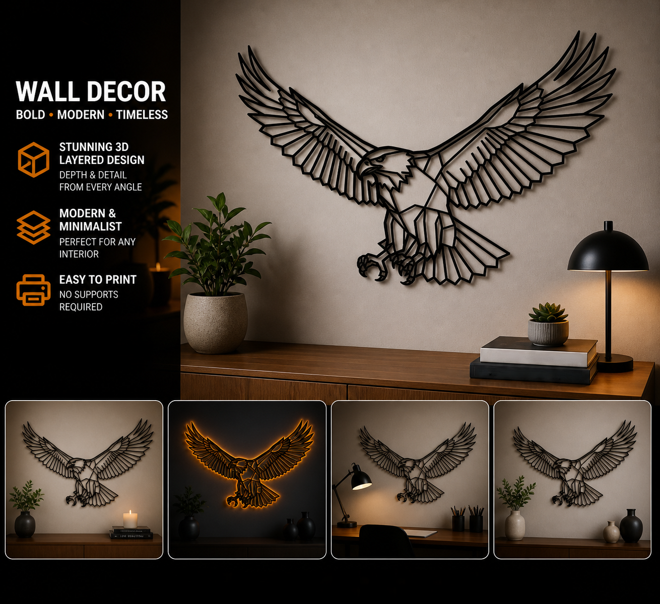 Universal Eagle wall decoration