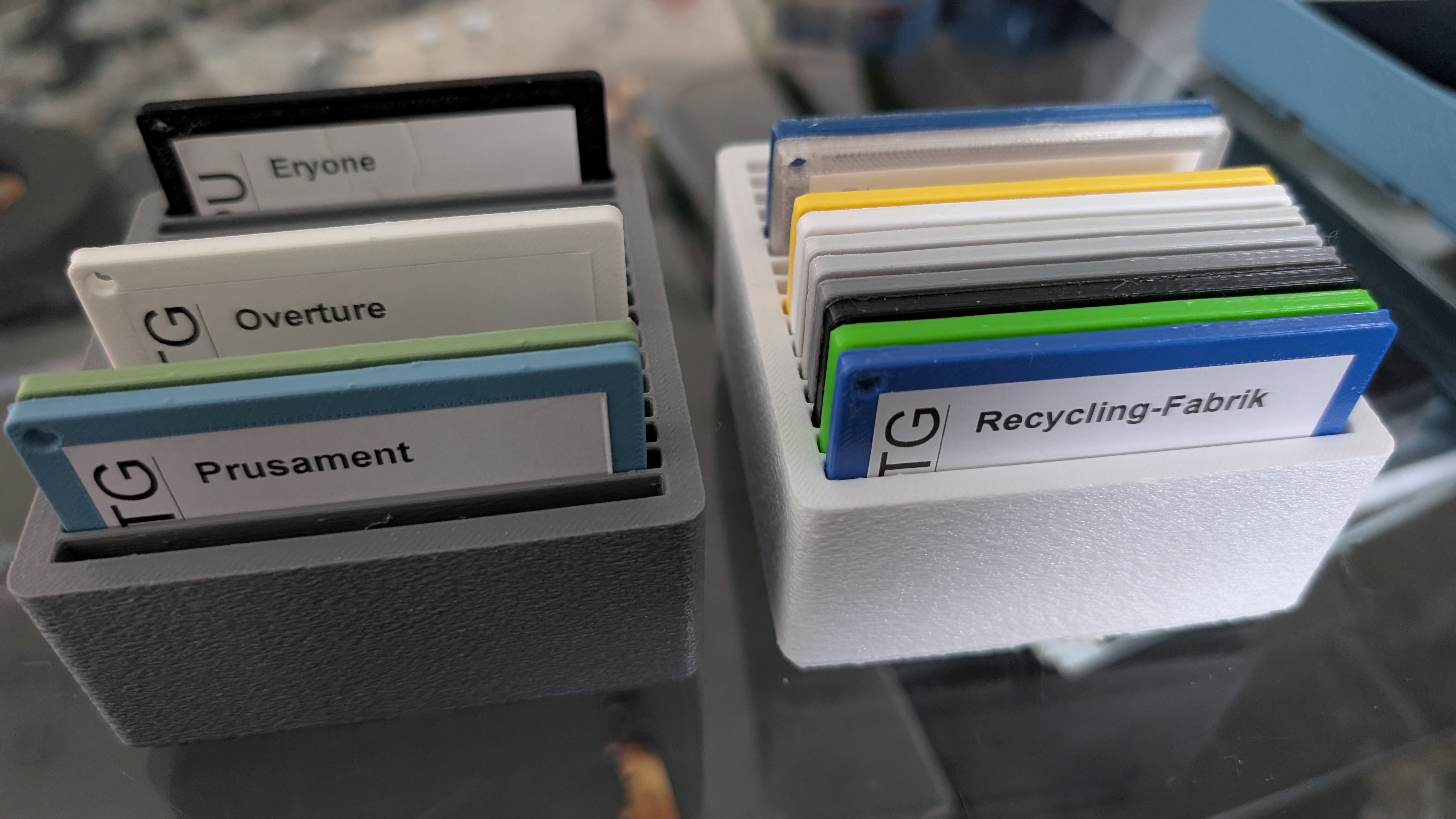 Simple Gridfinity Box for Filament-Swatches 3D model
