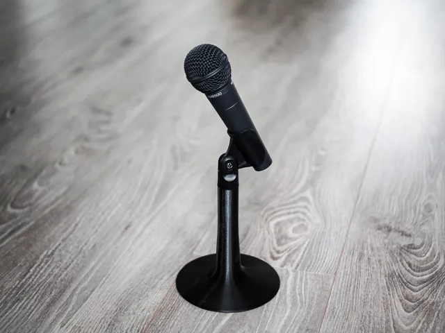 Clean Microphone Stand
