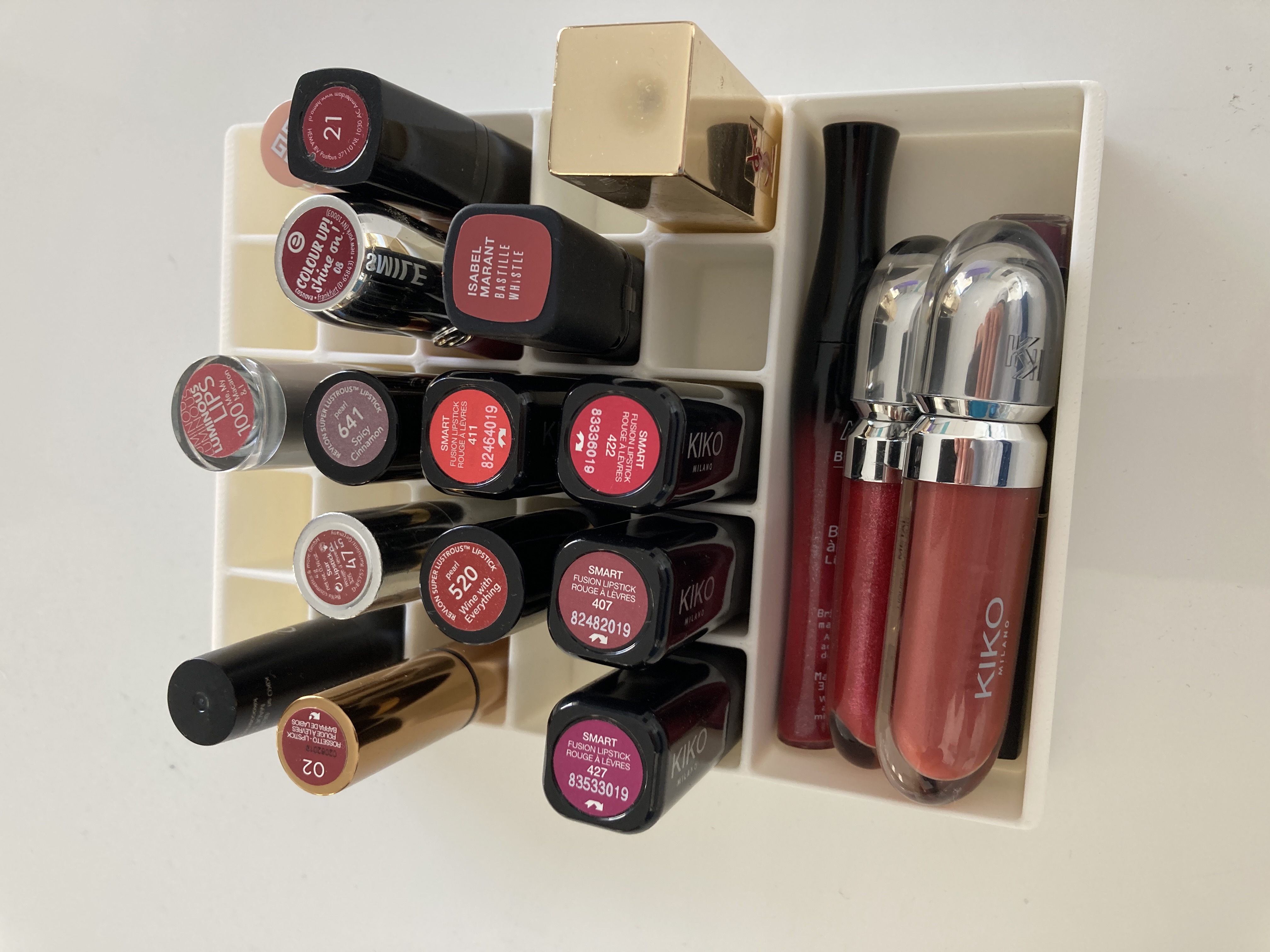 Lipstick organiser by nxenara Download free STL model