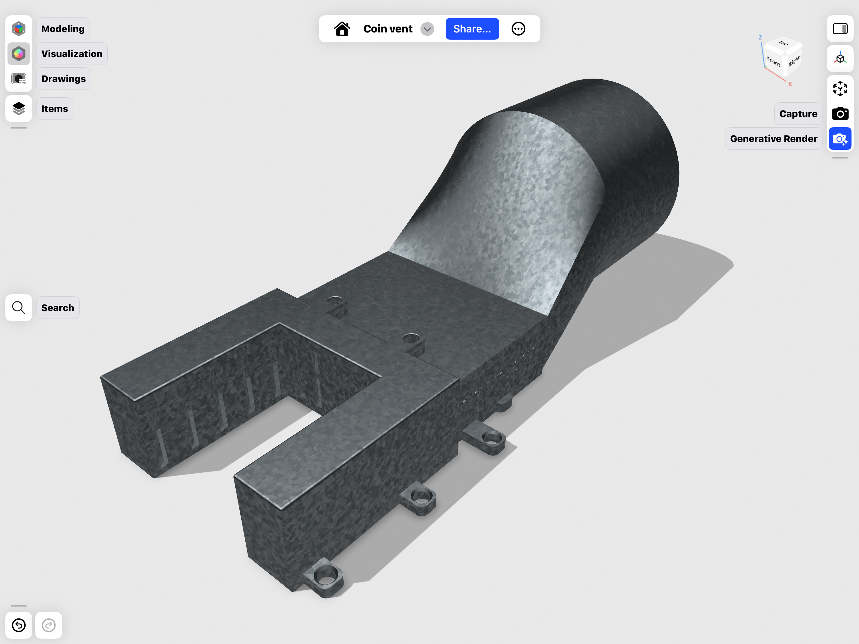 Coin Engraver Fume Extractor – 4" Window Vent System (3D Printable)
