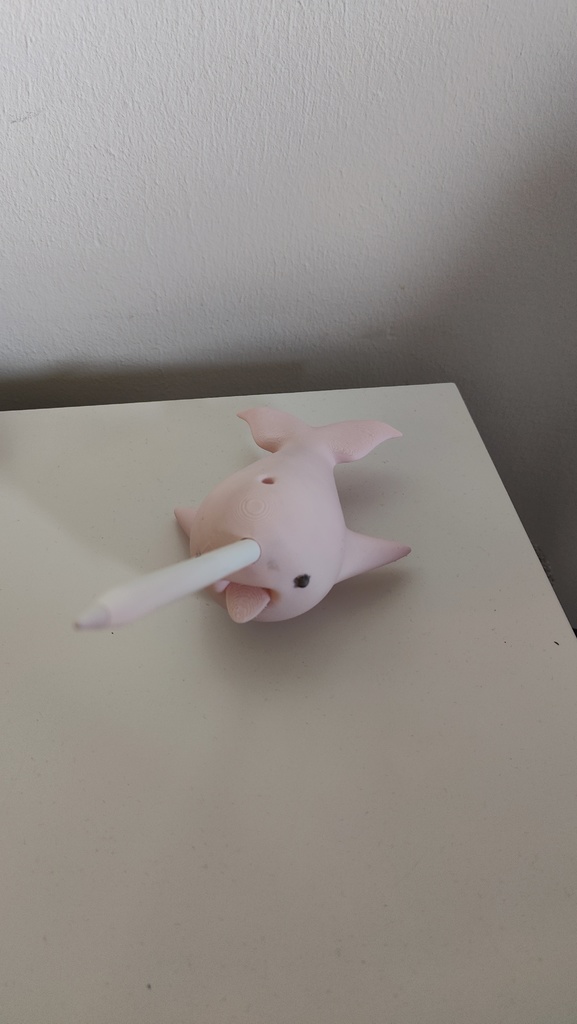 Narwhal Apple Pencil Holder By Mathias Rasmussen Download Free STL narwhal-apple-pencil-holder-by-mathias-rasmussen-download-free-stl
