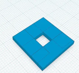 Roblox Logo by BTR3D, Download free STL model