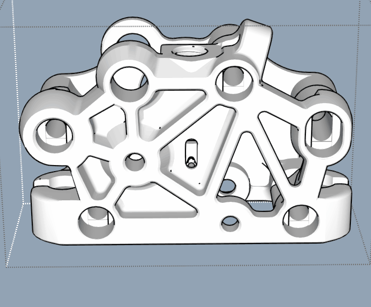 Protoxtruder 2.0 Reinforced - remix for standard m3 bolt mounting 3D model thumbnail