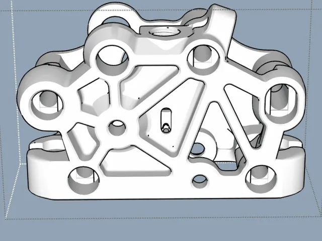 Protoxtruder 2.0 Reinforced - remix for standard m3 bolt mounting