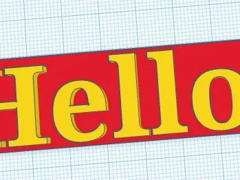 Hello sign