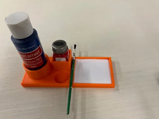 dry brushing station by hobbyguyme | Download free STL model ...