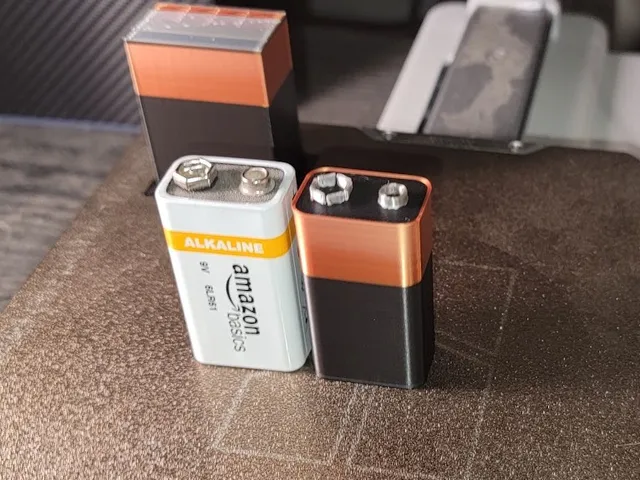 9v battery model