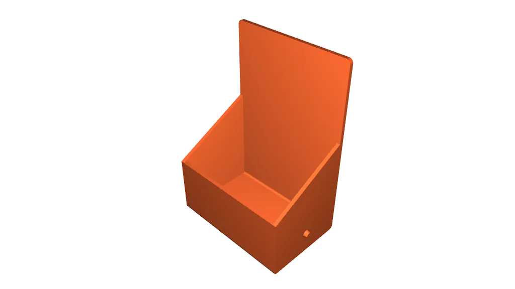 Yu-Gi-Oh! Clamshell Deck Box by blckbear, Download free STL model