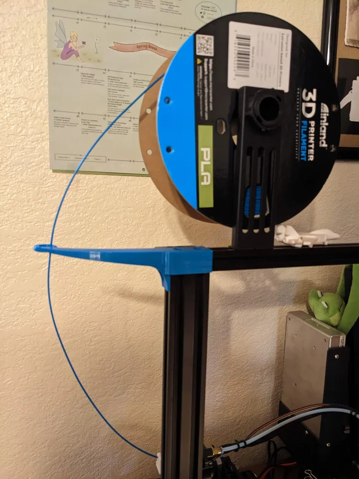 Screw-on filament guide for dual-Z Ender 3 by mattuubrown, Download free  STL model