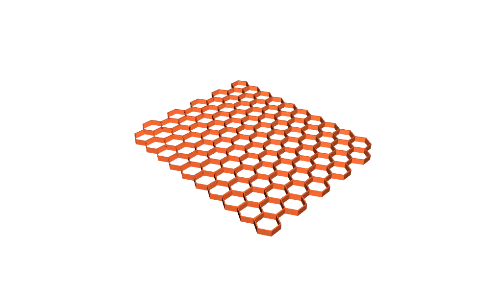 Simple scad hexagonal cylinder tile by nfd | Download free STL model ...