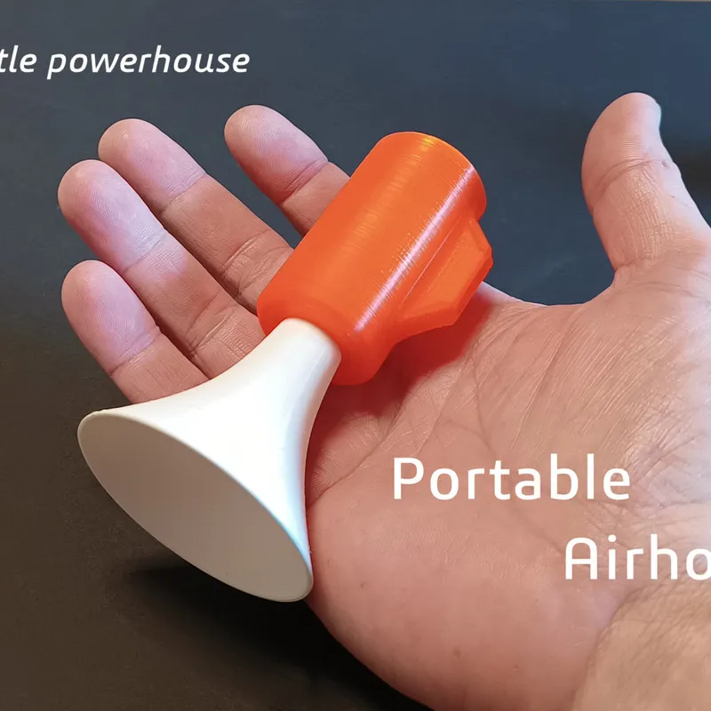 Handheld air horn Stock 3D asset