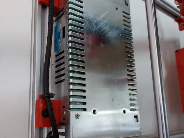 20 x 20 mm extrusion Power Source Unit (PSU) mount bracket