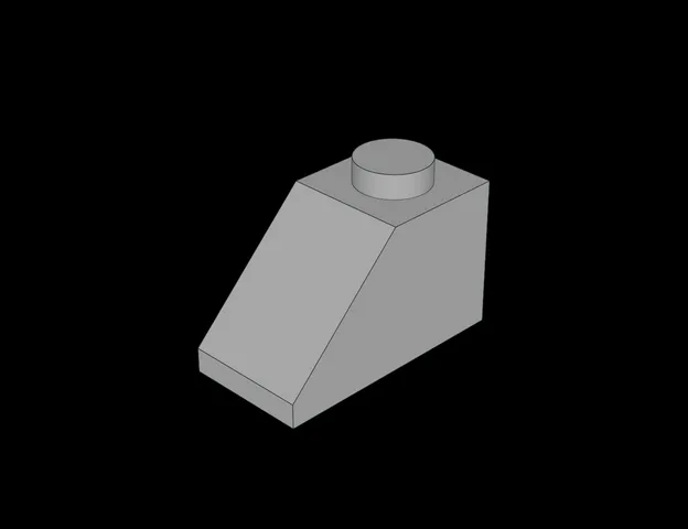 Lego Compatible (3040.dat) Slope Brick 45 2 x 1