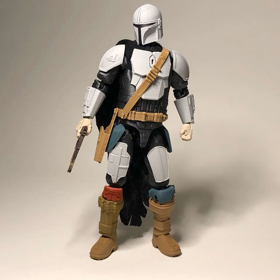 Custom mandalorian hot sale action figure