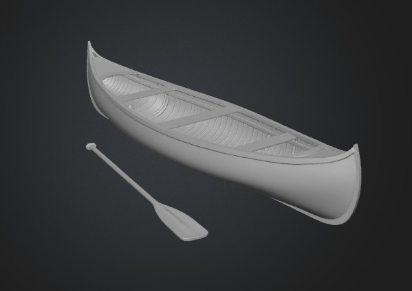 Wooden Canoe