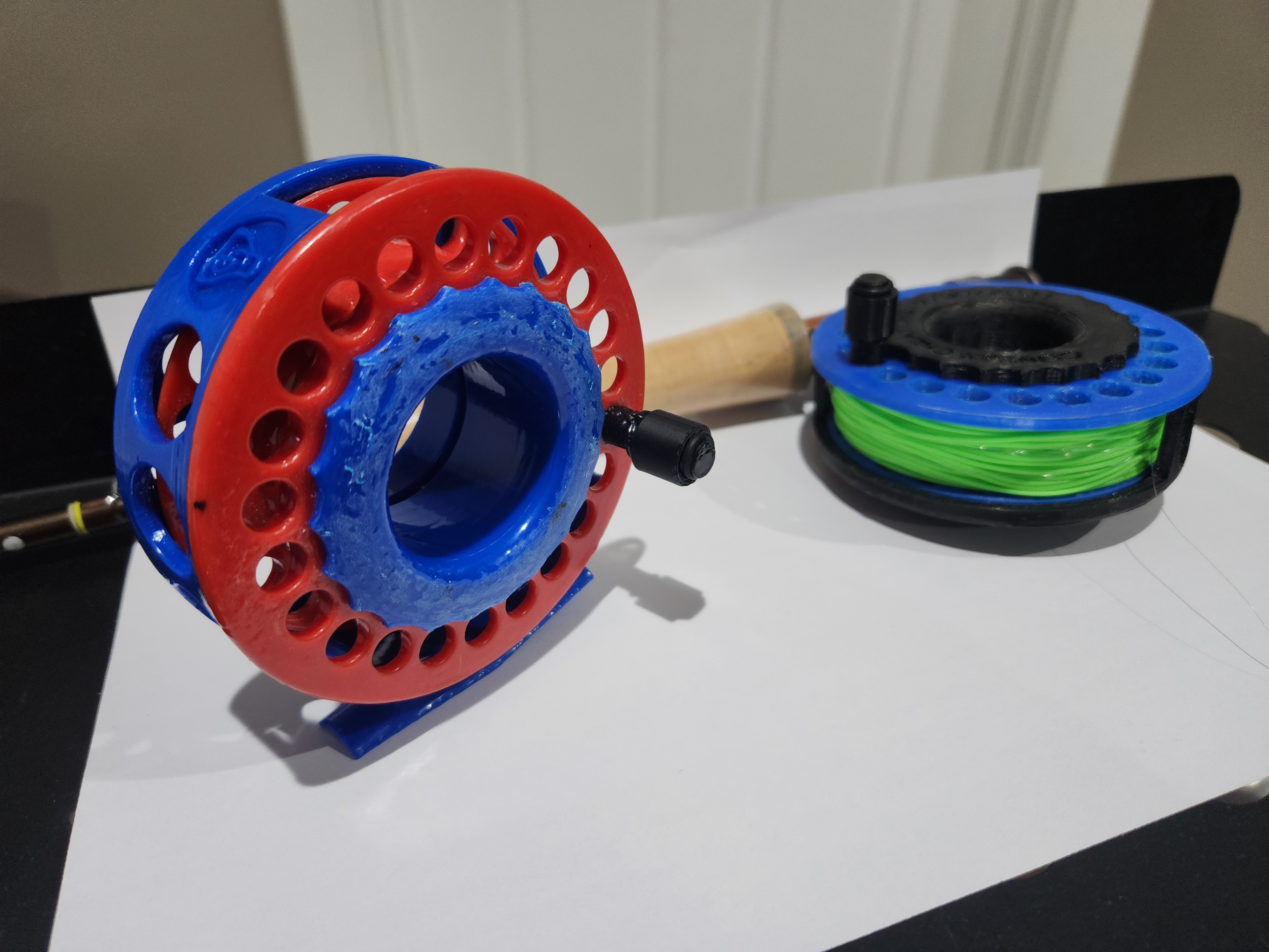 3wt Fly Reel - All 3d Printed by ClintonD, Download free STL model