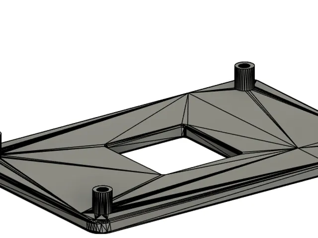 AM4 Stock fan mount backplate
