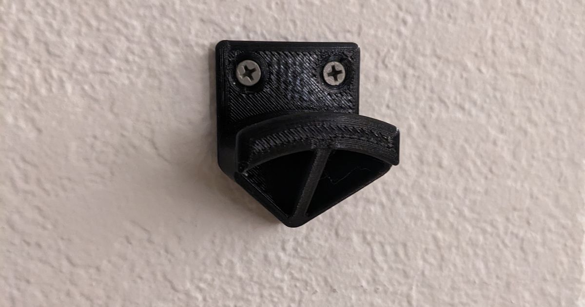 (Possibly) Over-engineered Backpack Wall Mount by HalfDecentEngineer ...