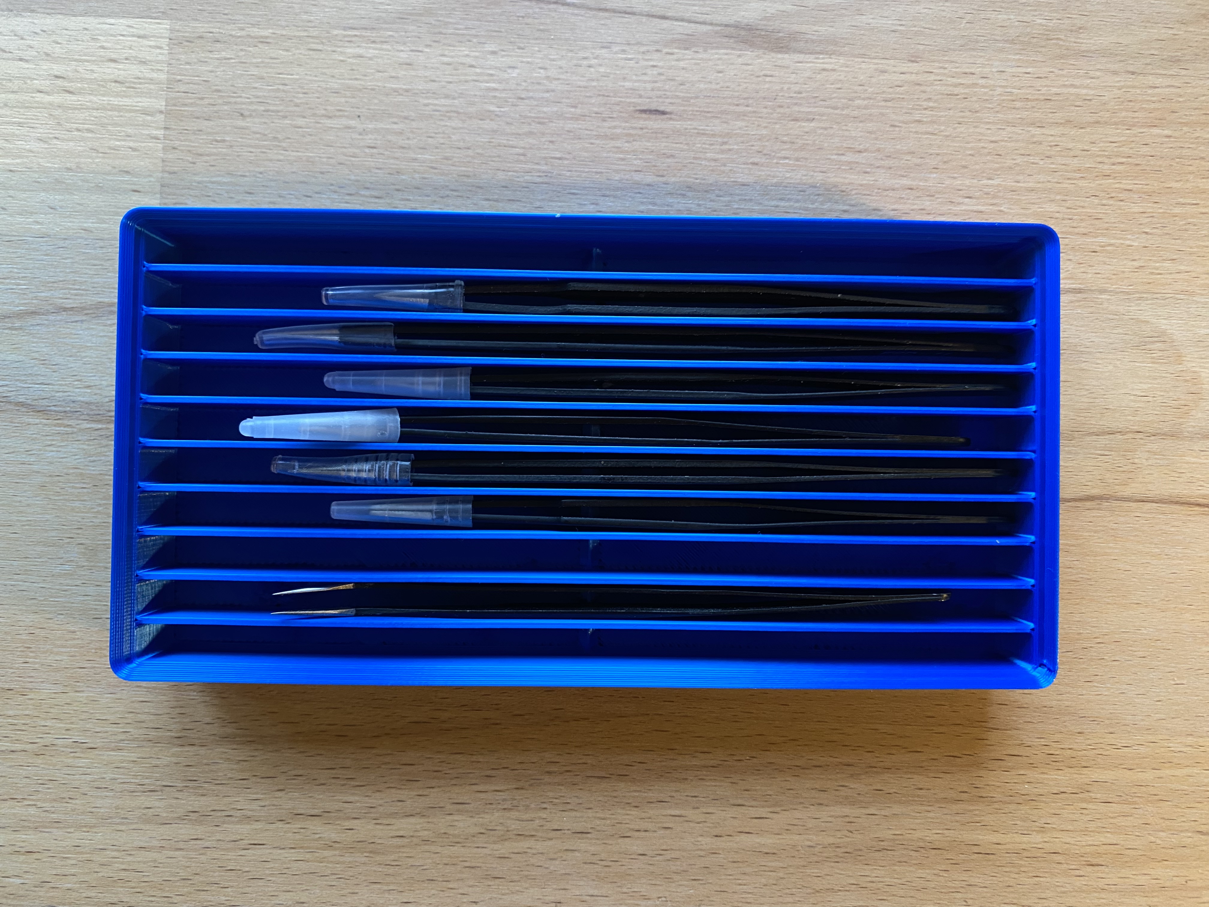 Gridfinity tweezers box