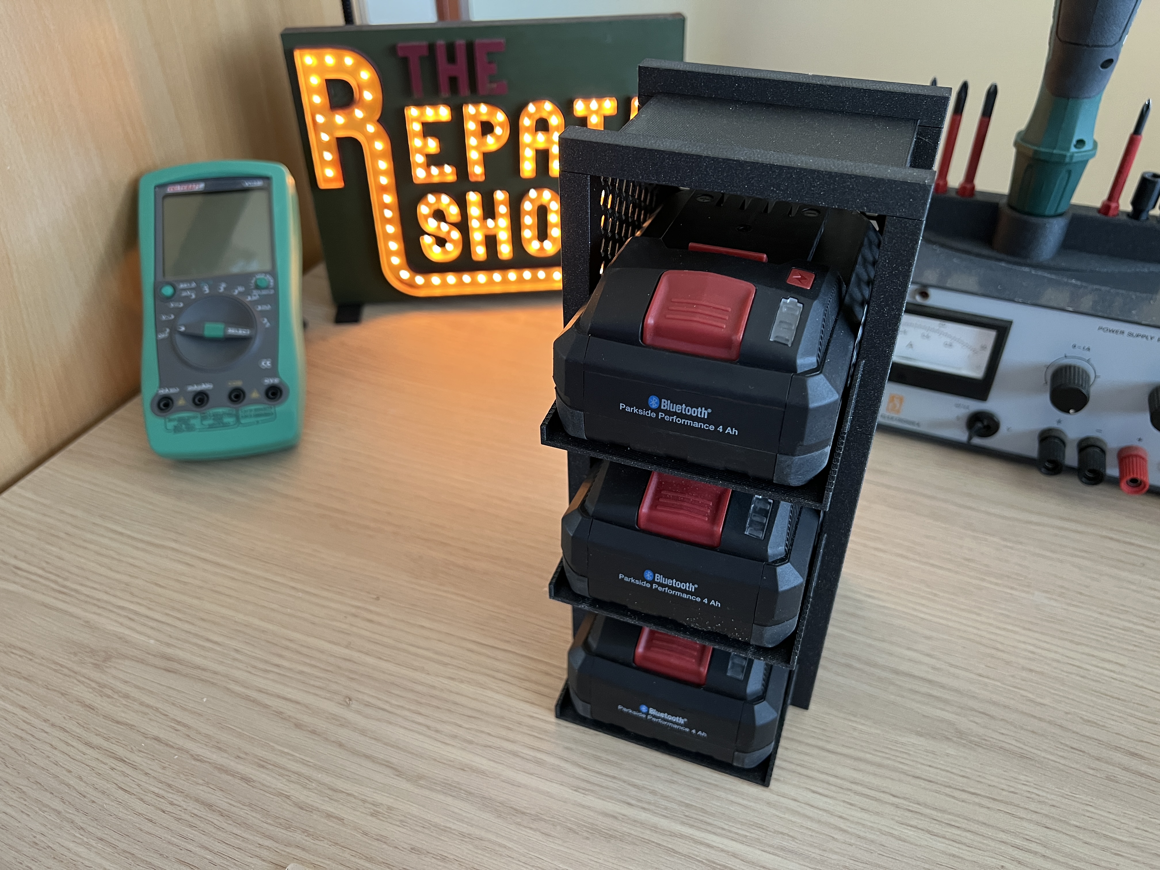 Modular Parkside battery 4 Ah garage