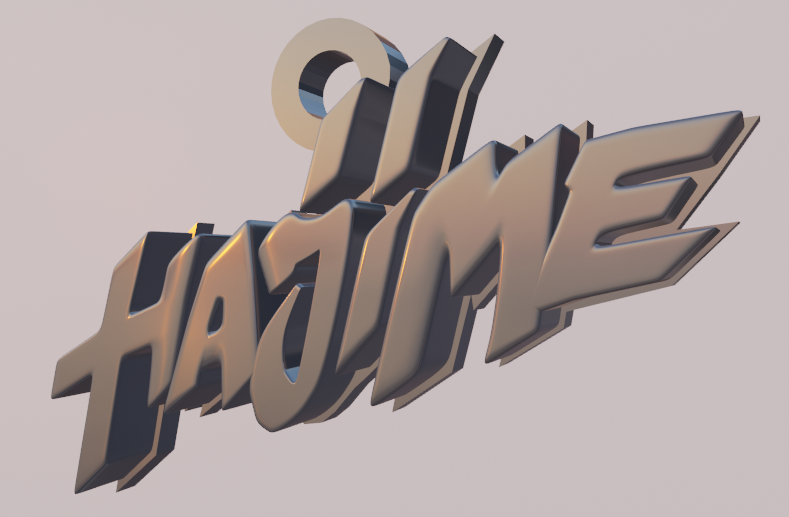 HAJIME Pendant by Vitalik Isakov | Download free STL model | Printables.com